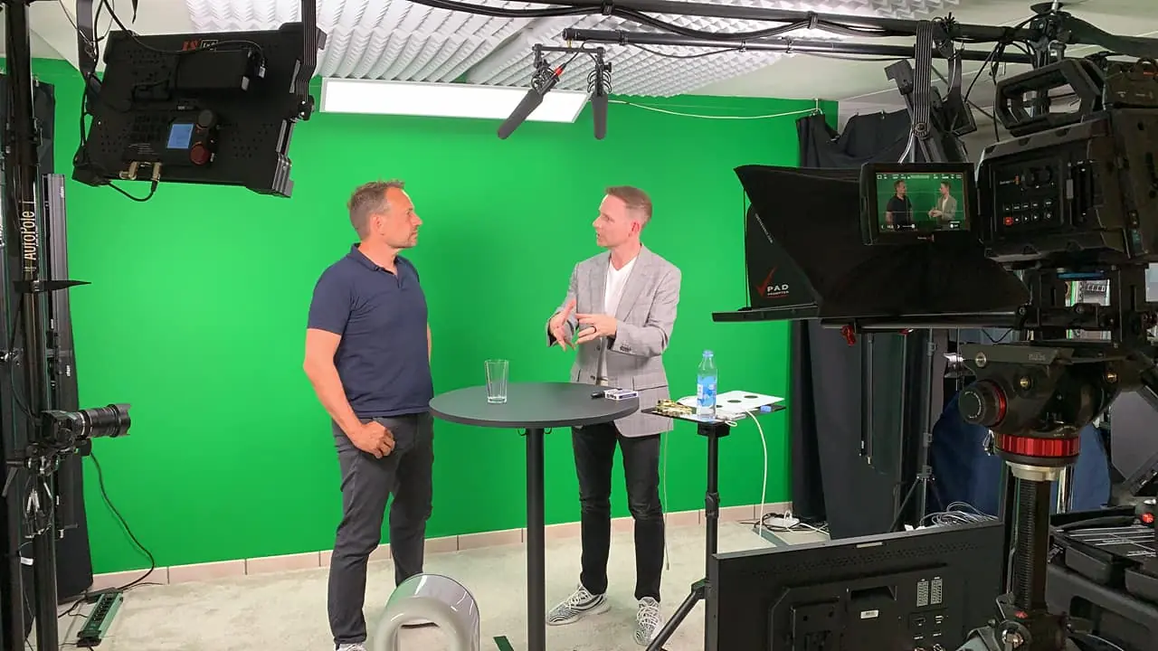 Interviewoptagelse i WALK-IN-STUDIO